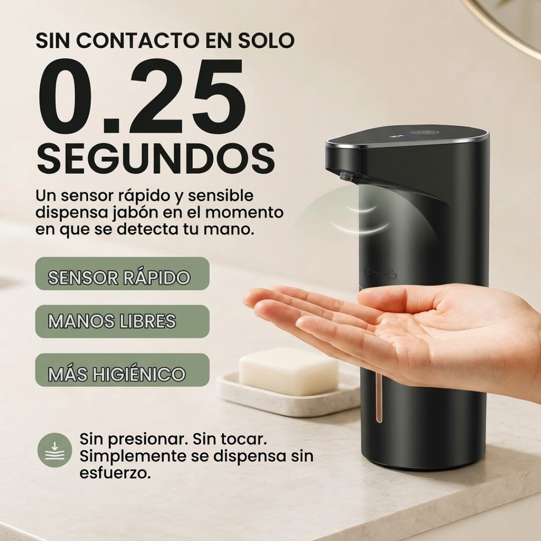 dispensador de jabón automático