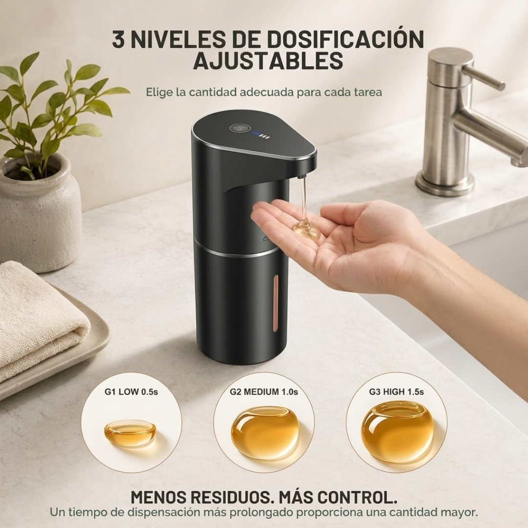 dispensador de jabón automático